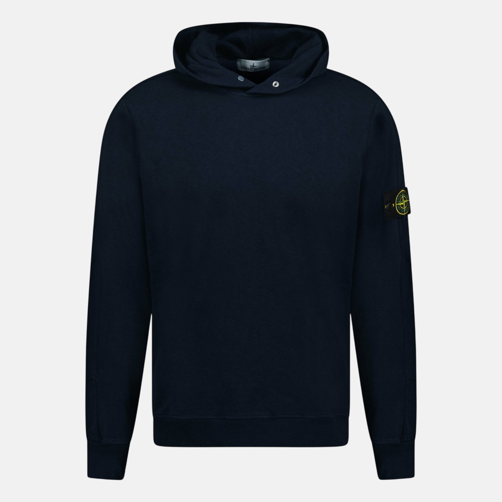 Stone Island ‘Old’ Treatment Hooded Sweatshirt Navy - A47 - northern threads uk