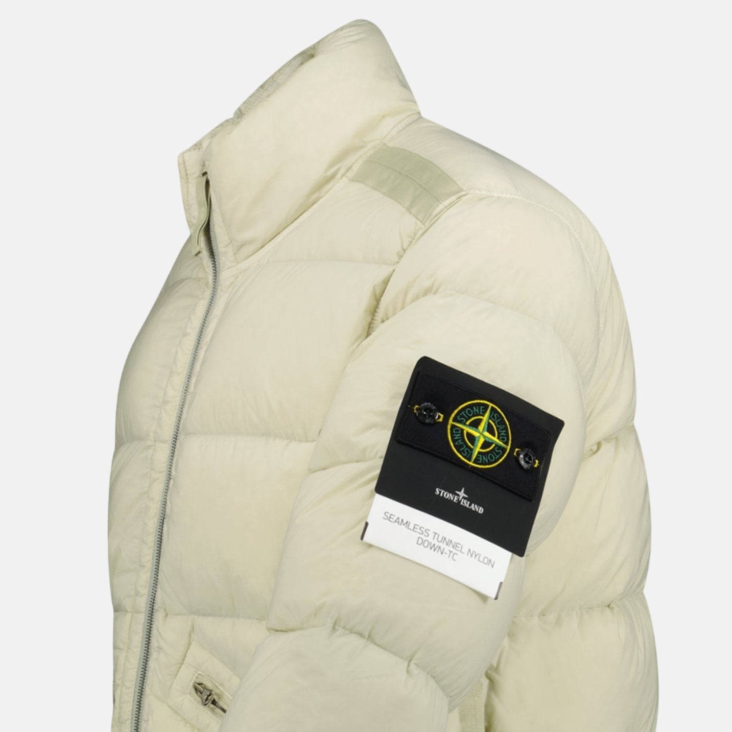 Stone Island Seamless Tunnel Nylon Puffer Jacket Off - White - sku-53518098530685 - northern threads uk