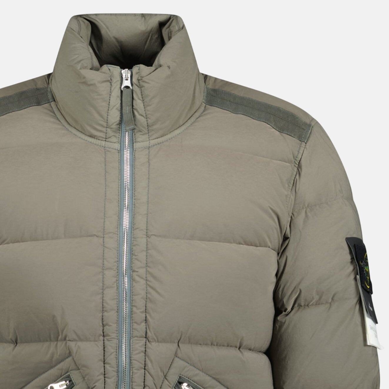 Stone Island Seamless Tunnel Nylon Puffer Jacket Walnut Brown - northern threads