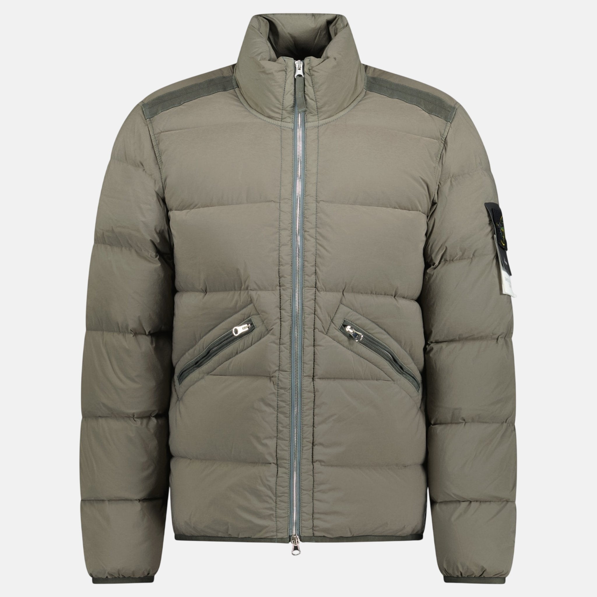 Stone Island Seamless Tunnel Nylon Puffer Jacket Walnut Brown - Rail 5 U - northern threads uk