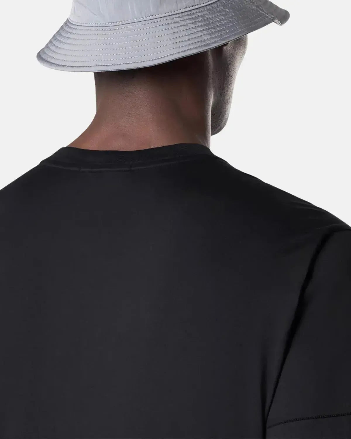 STONE ISLAND-STONE ISLAND 2100039 60/2 COTTON JERSEY T-SHIRT BLACK-NORTHERN THREADS DESIGNER MENSWEAR
