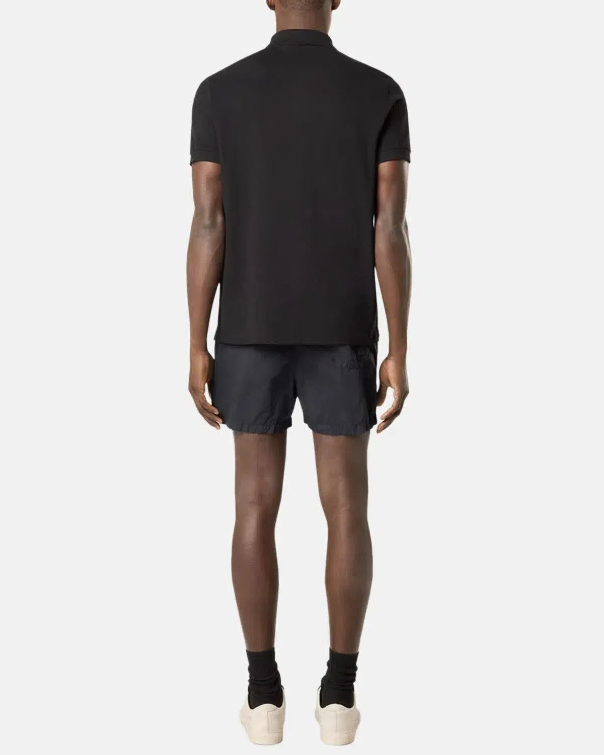 STONE ISLAND-STONE ISLAND 22002SC ORGANIC COTTON ELASTANE PIQUE POLO SHIRT BLACK-NORTHERN THREADS DESIGNER MENSWEAR