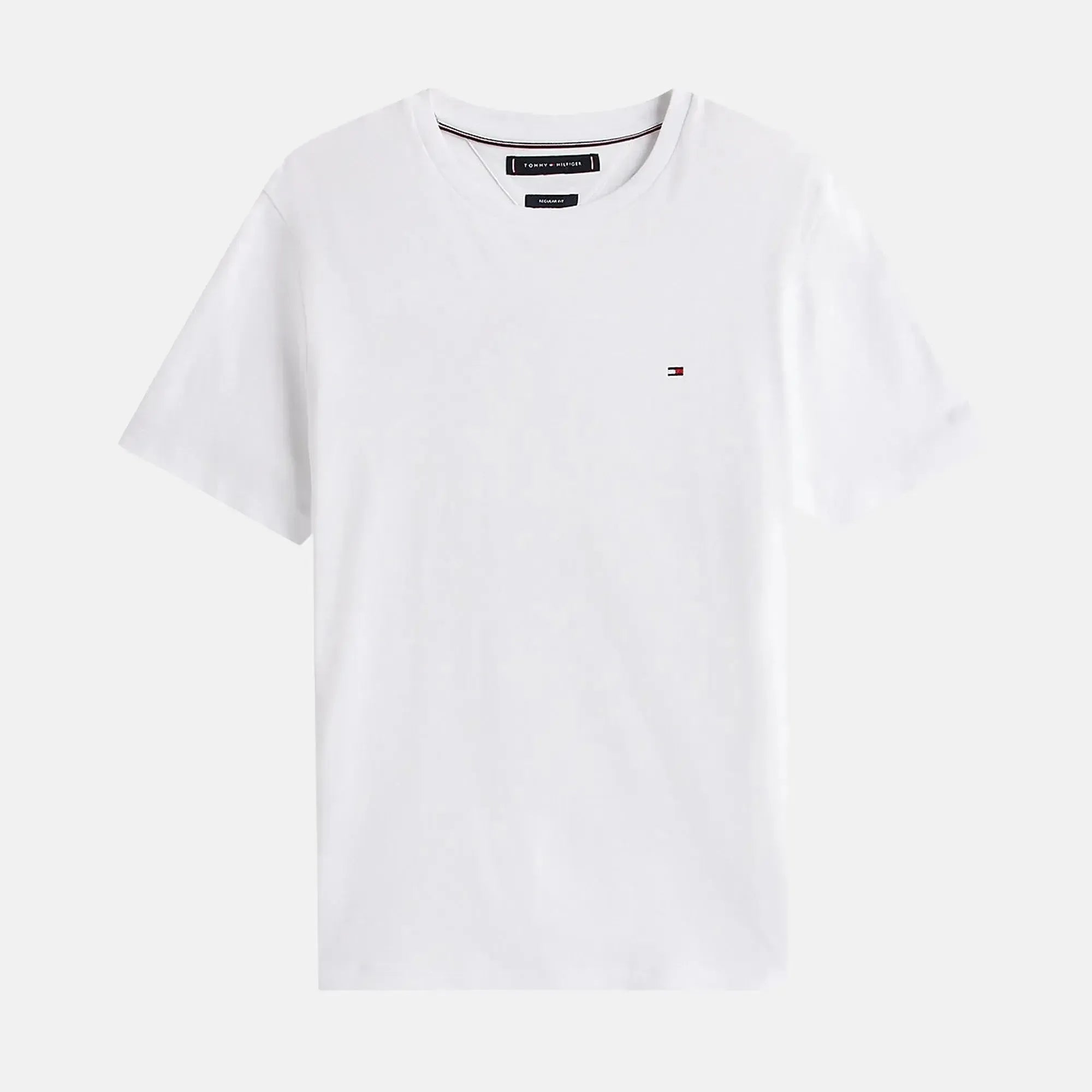Tommy Hilfiger Interlock Knit T-Shirt White - SPR272-S - northern threads uk