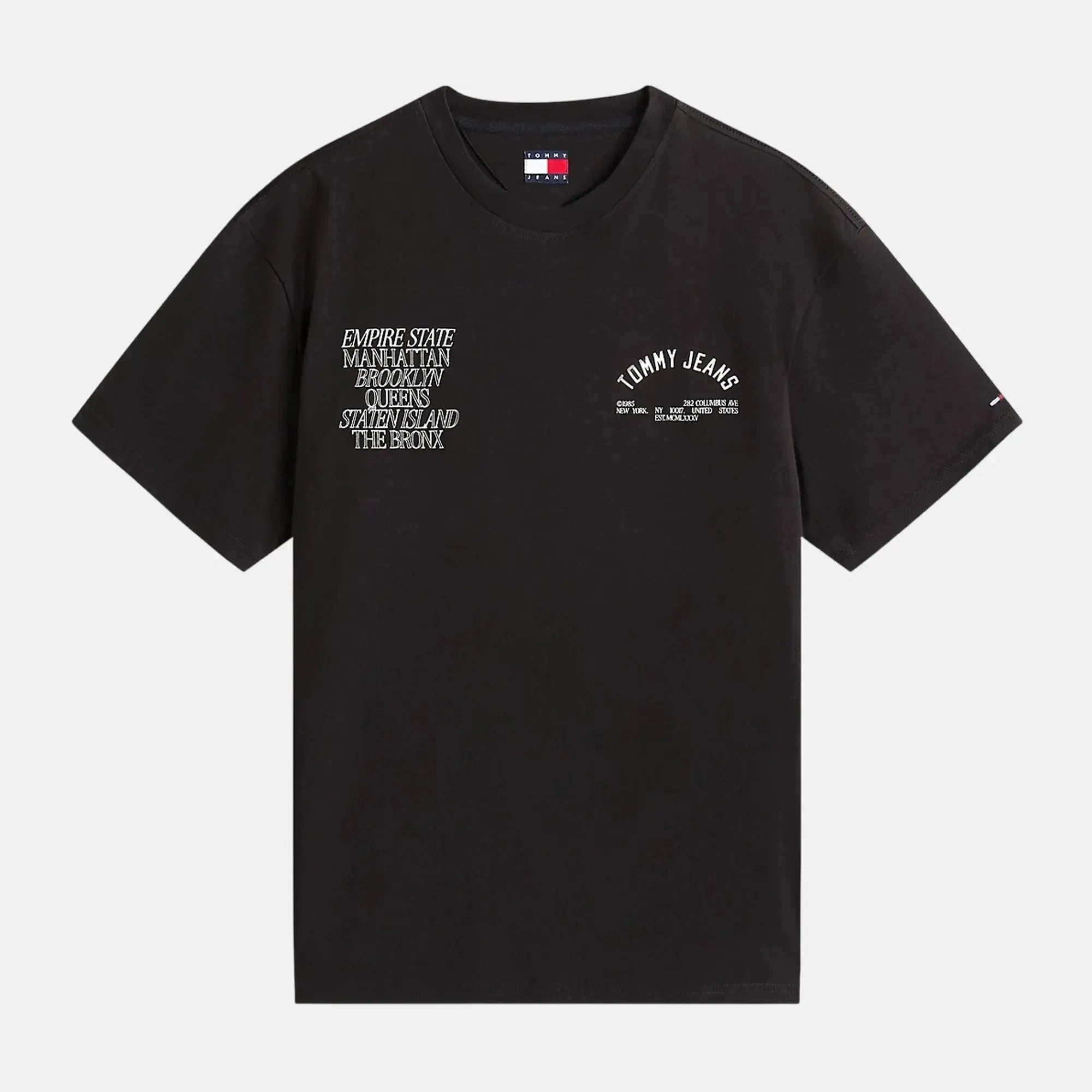 Tommy Jeans Graphic Boroughs T-Shirt Black - SPR232-S - northern threads uk