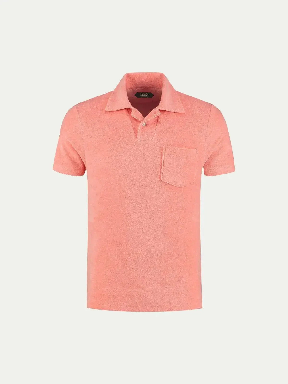 AURELIEN TERRY POLO SHIRT 2 PINK