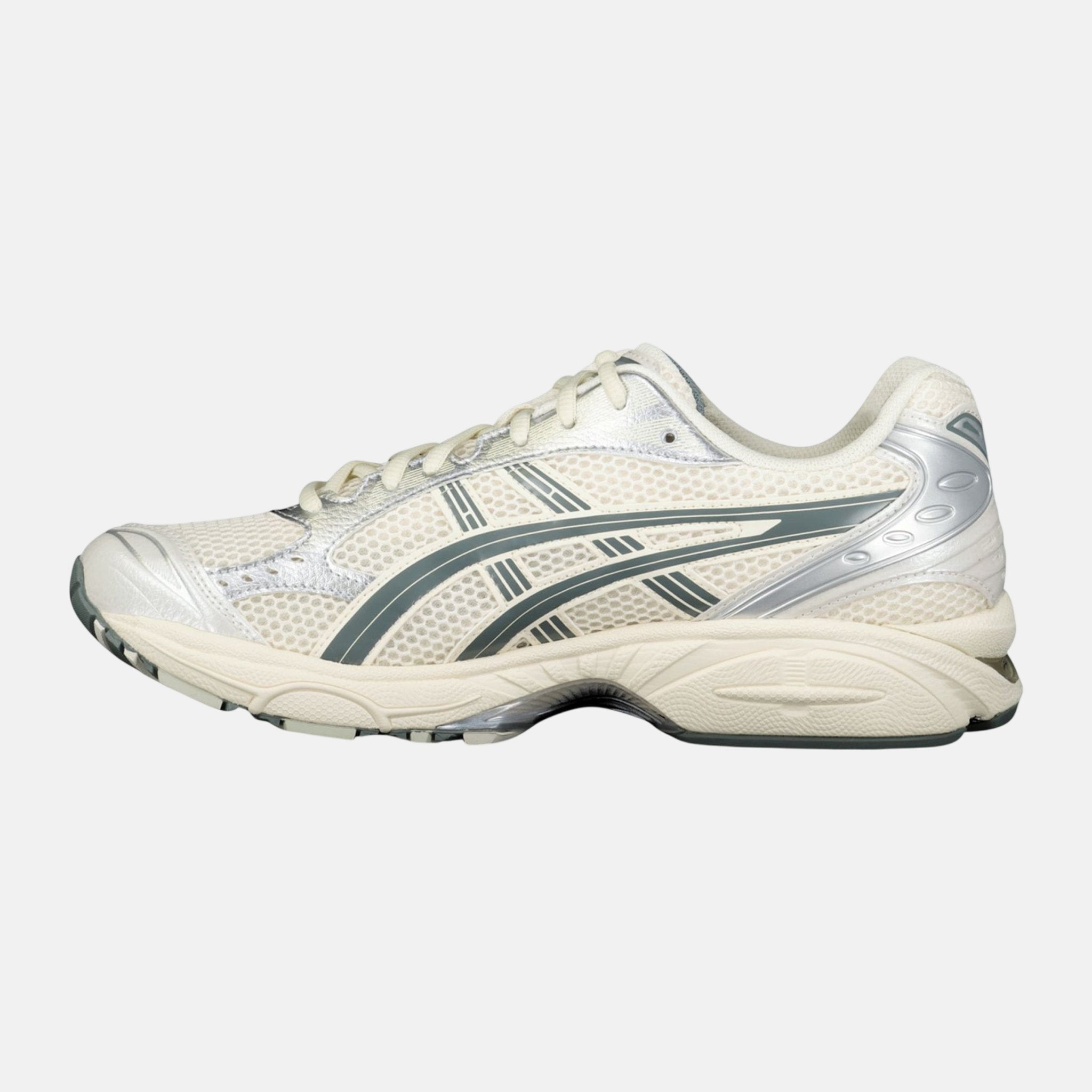 Asics Womens GEL KAYANO 14 Trainers Birch Silver Green - D12 - northern threads uk