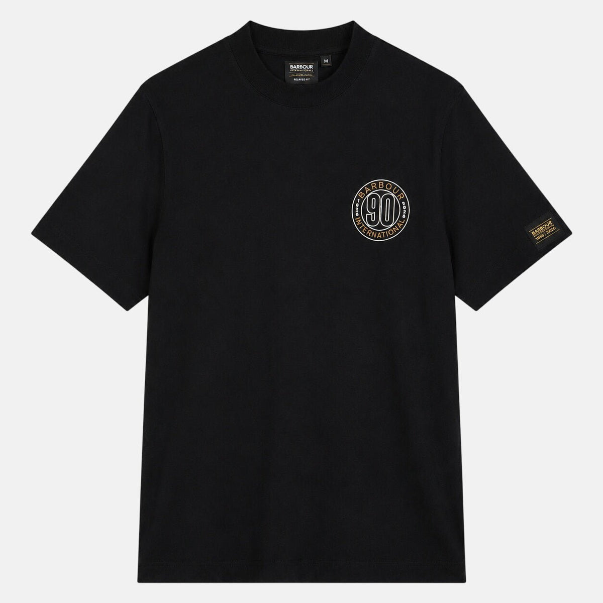 Barbour International 90th Anniversary Graphic T-Shirt Black | Northern Threads Designer Menswear
