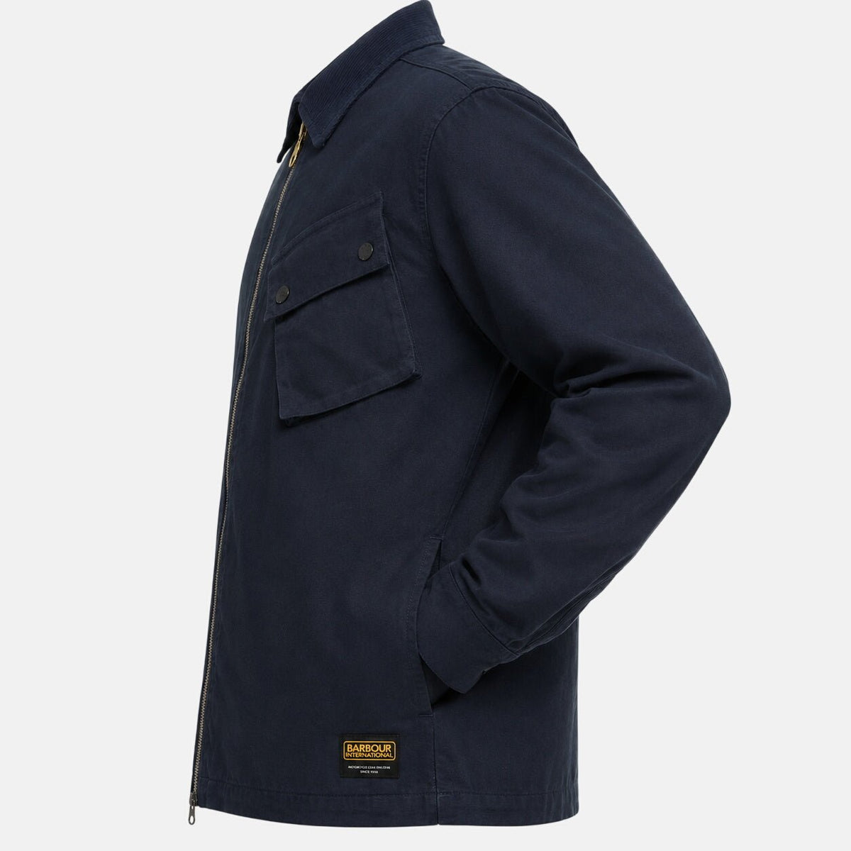 Barbour International A7 Overshirt Navy | Northern Threads Designer Menswear