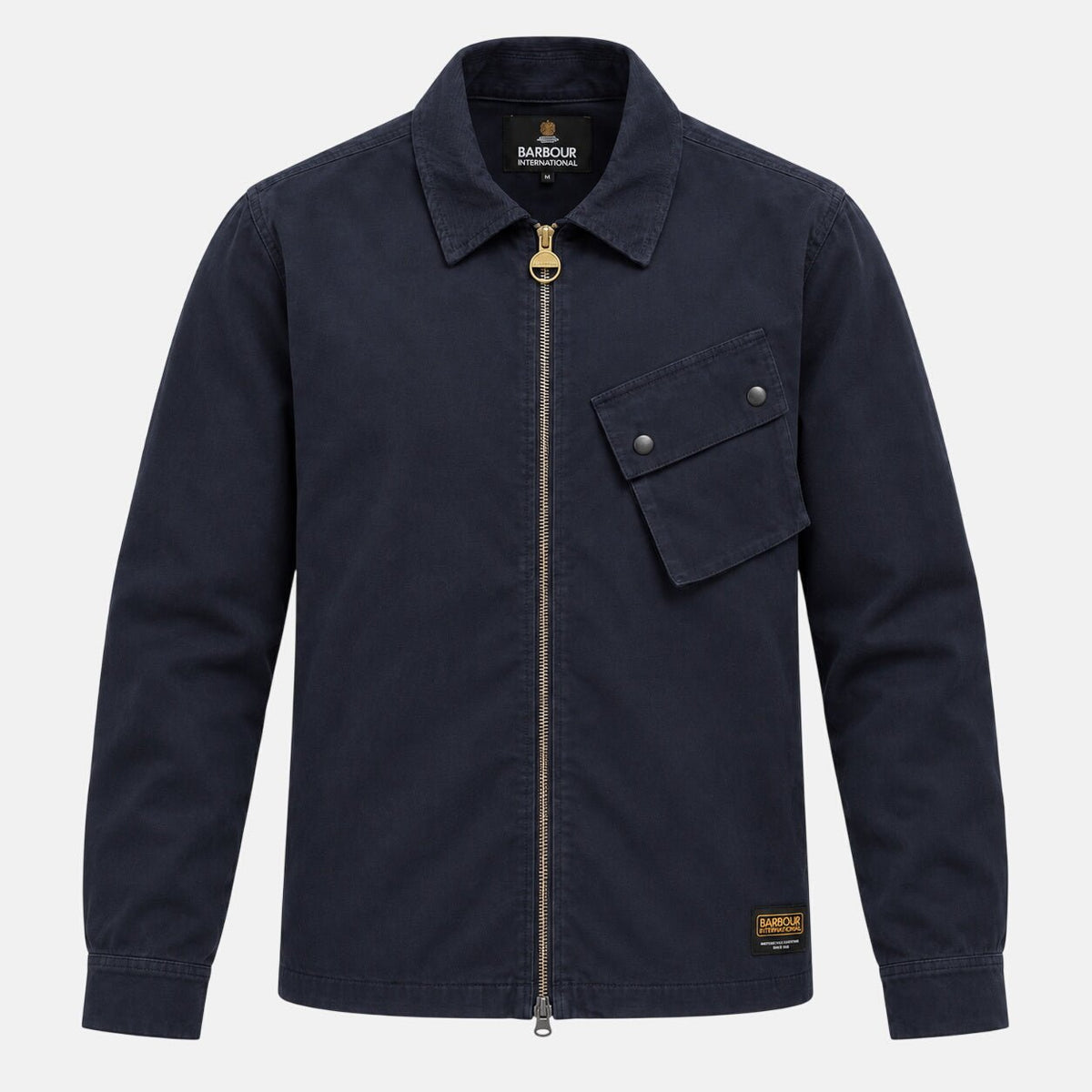 Barbour International A7 Overshirt Navy | Northern Threads Designer Menswear