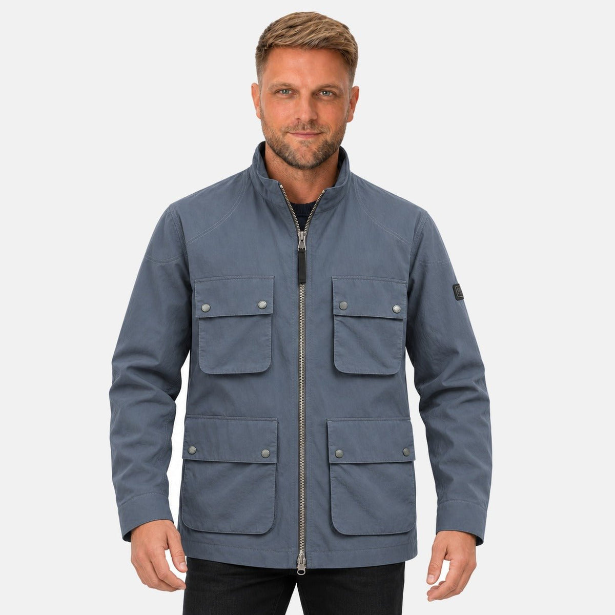 Barbour International Course Showerproof Jacket Washed Charcoal | Northern Threads Designer Menswear