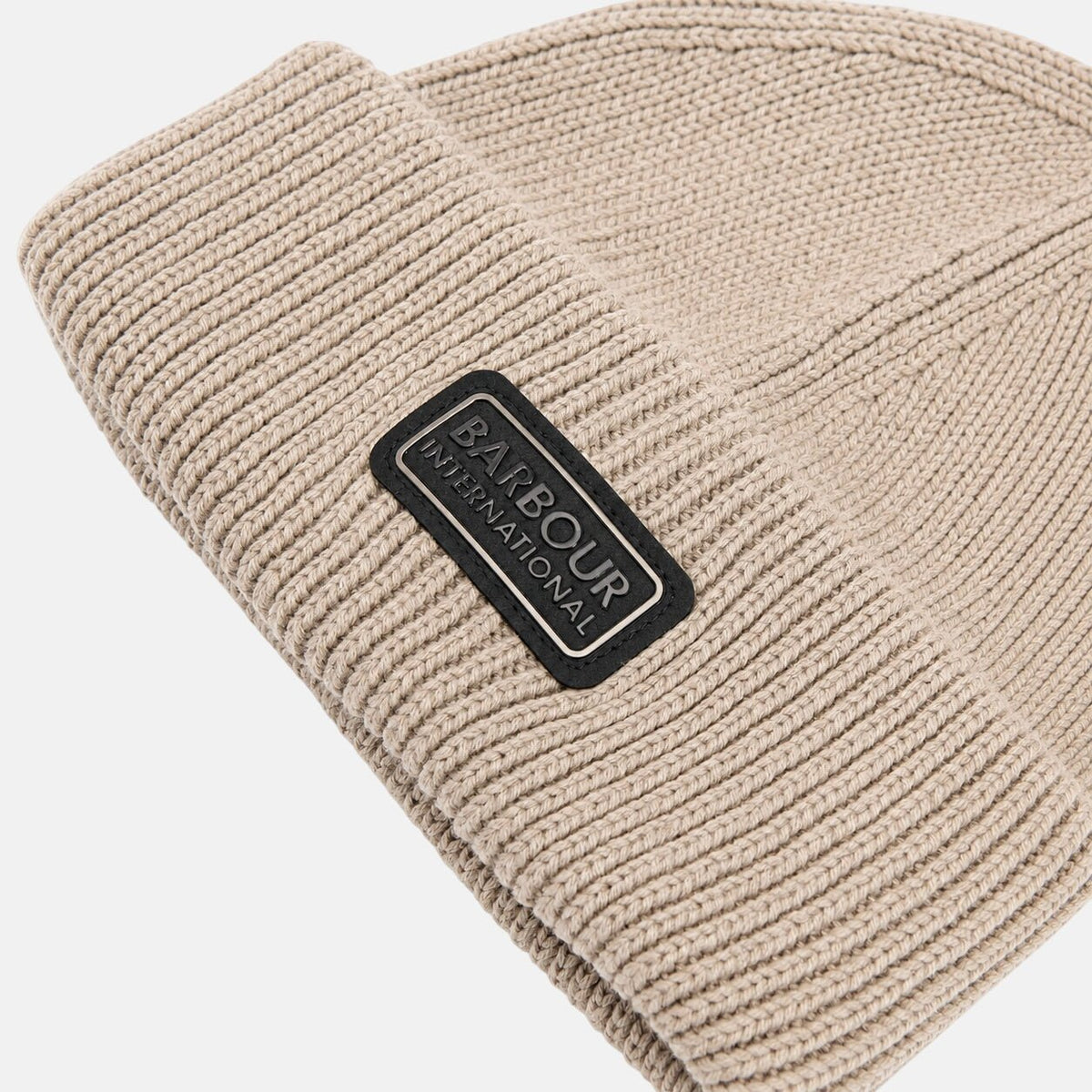 Barbour International Craywell Beanie Hat Concrete | Northern Threads Designer Menswear