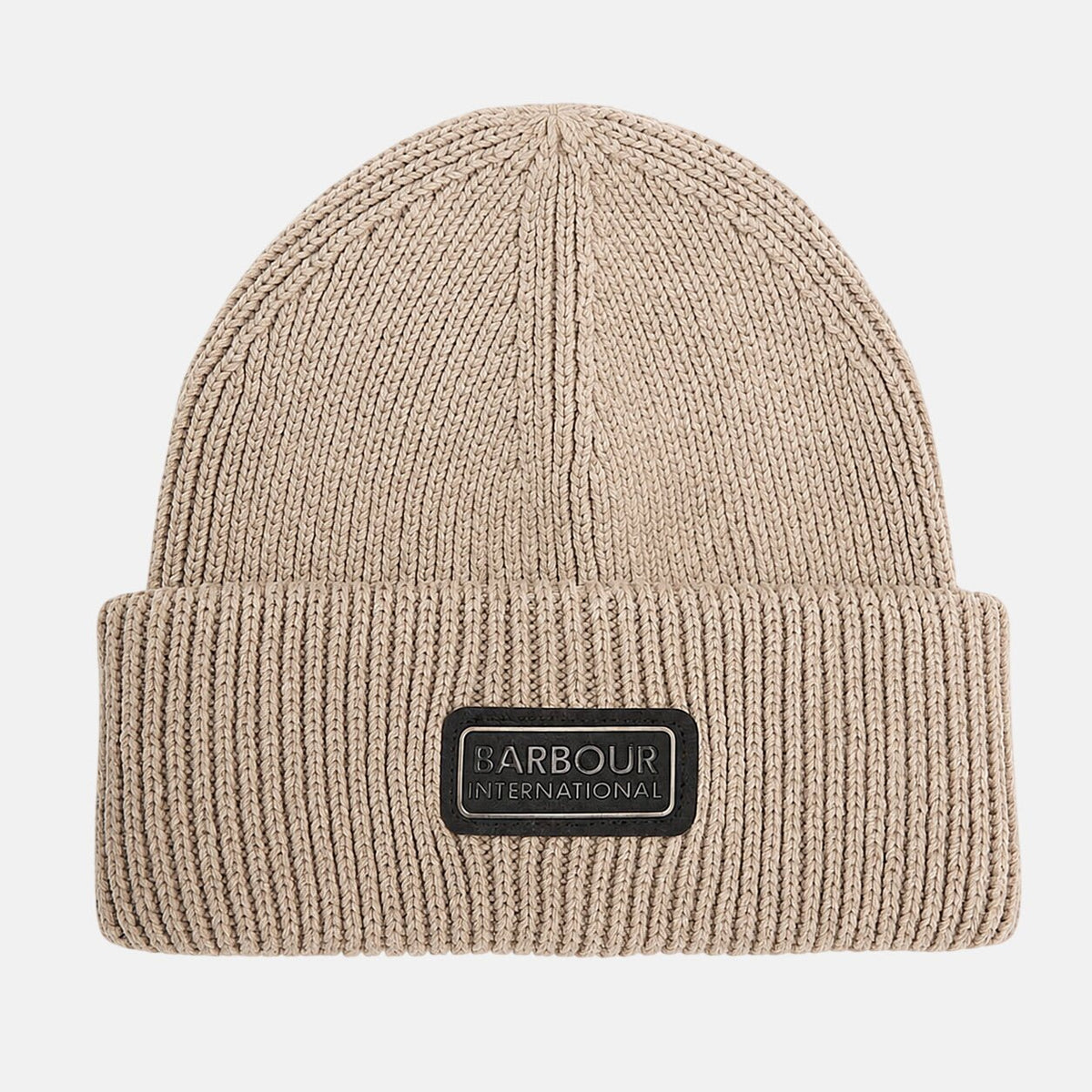 Barbour International Craywell Beanie Hat Concrete | Northern Threads Designer Menswear