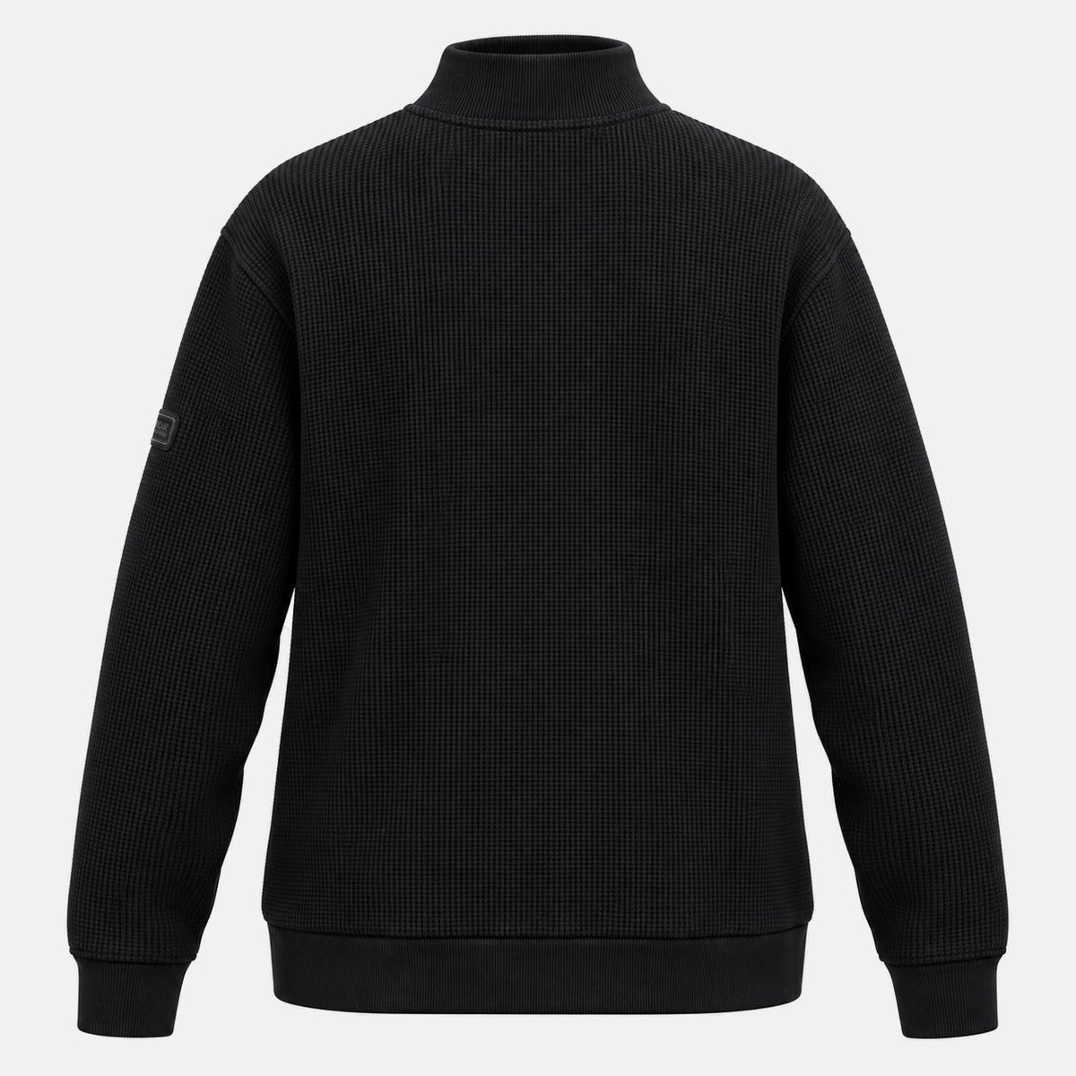 Barbour International Curve Half Zip Sweatshirt Black | Northern Threads Designer Menswear
