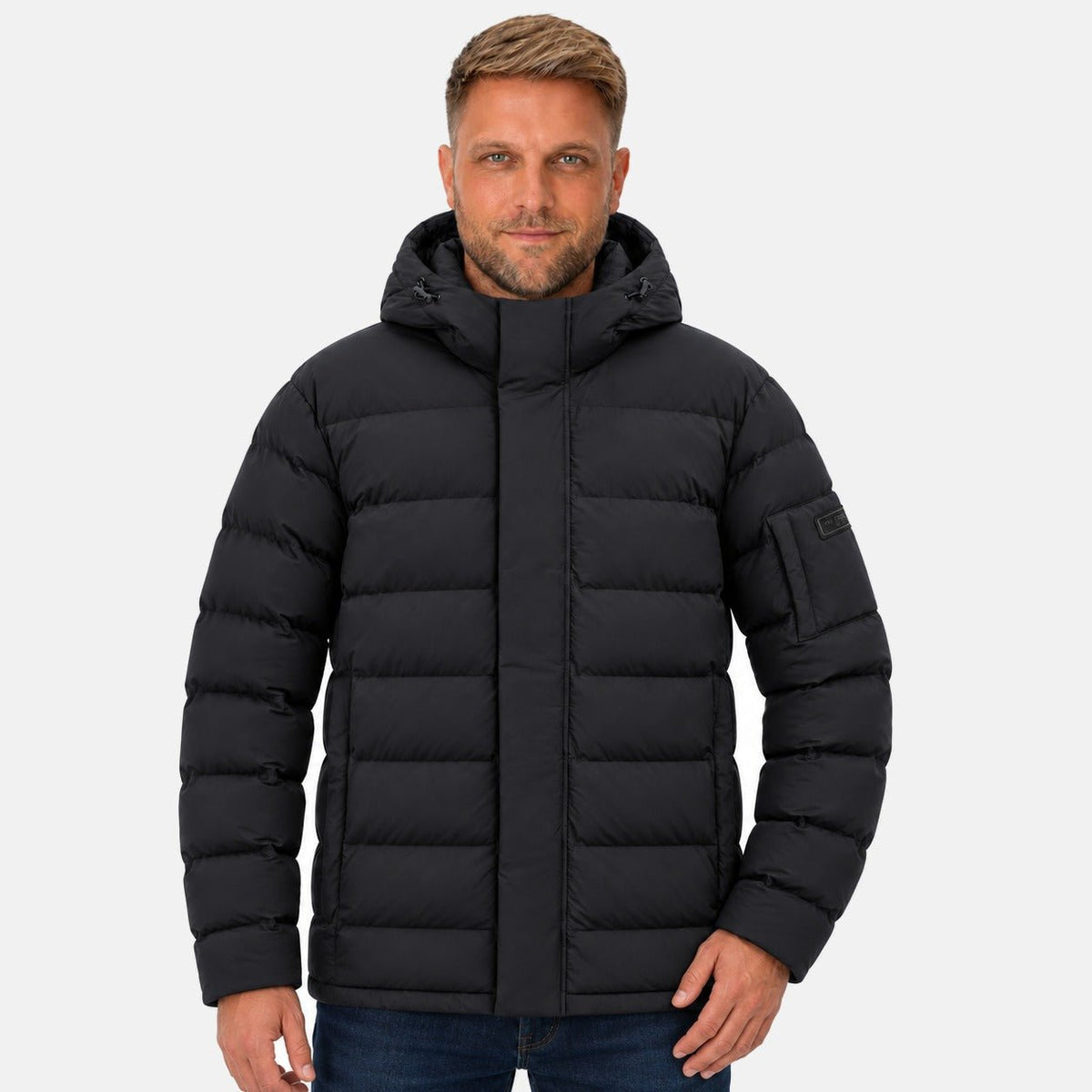 Barbour International Daleson Puffer Jacket Dark Navy | Northern Threads Designer Menswear