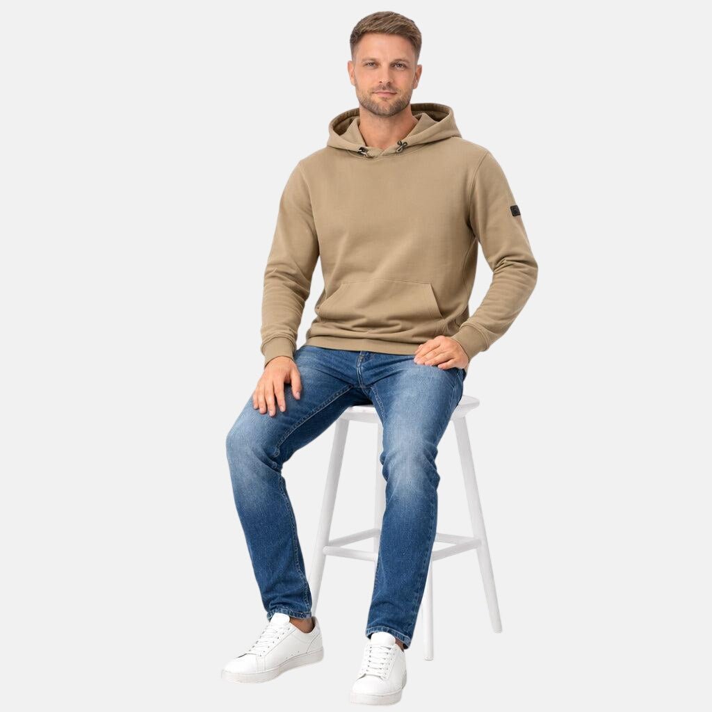 Barbour International Ehan Hoodie Coriander - SPR1122-M - northern threads uk