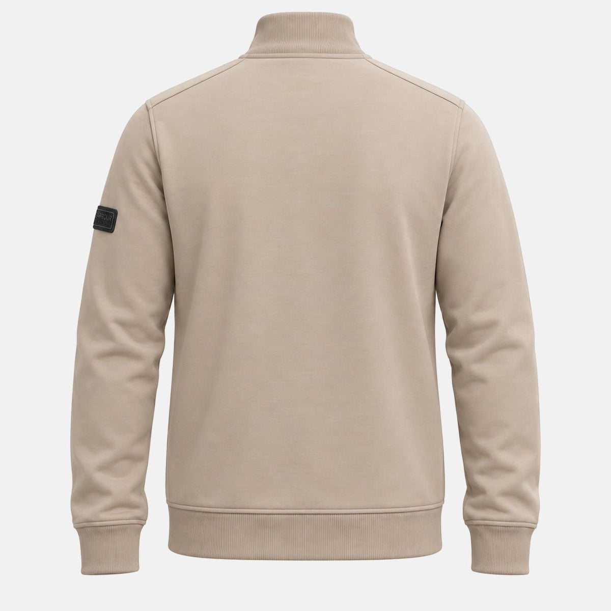 Barbour International Ilford Interlock Funnel Neck Sweatshirt Concrete | Northern Threads Designer Menswear