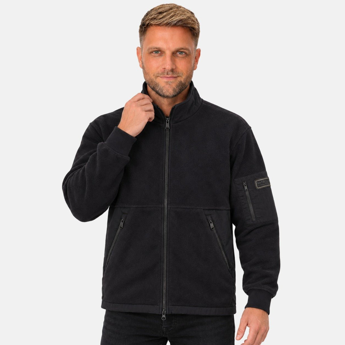 Barbour International Inline Fleece Liner Jacket Black | Northern Threads Designer Menswear