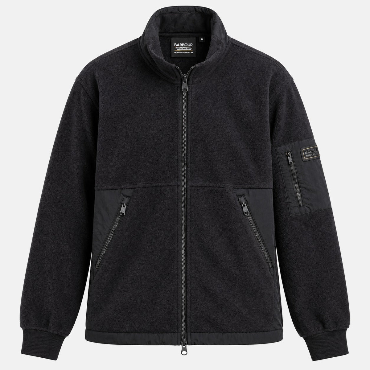 Barbour International Inline Fleece Liner Jacket Black | Northern Threads Designer Menswear