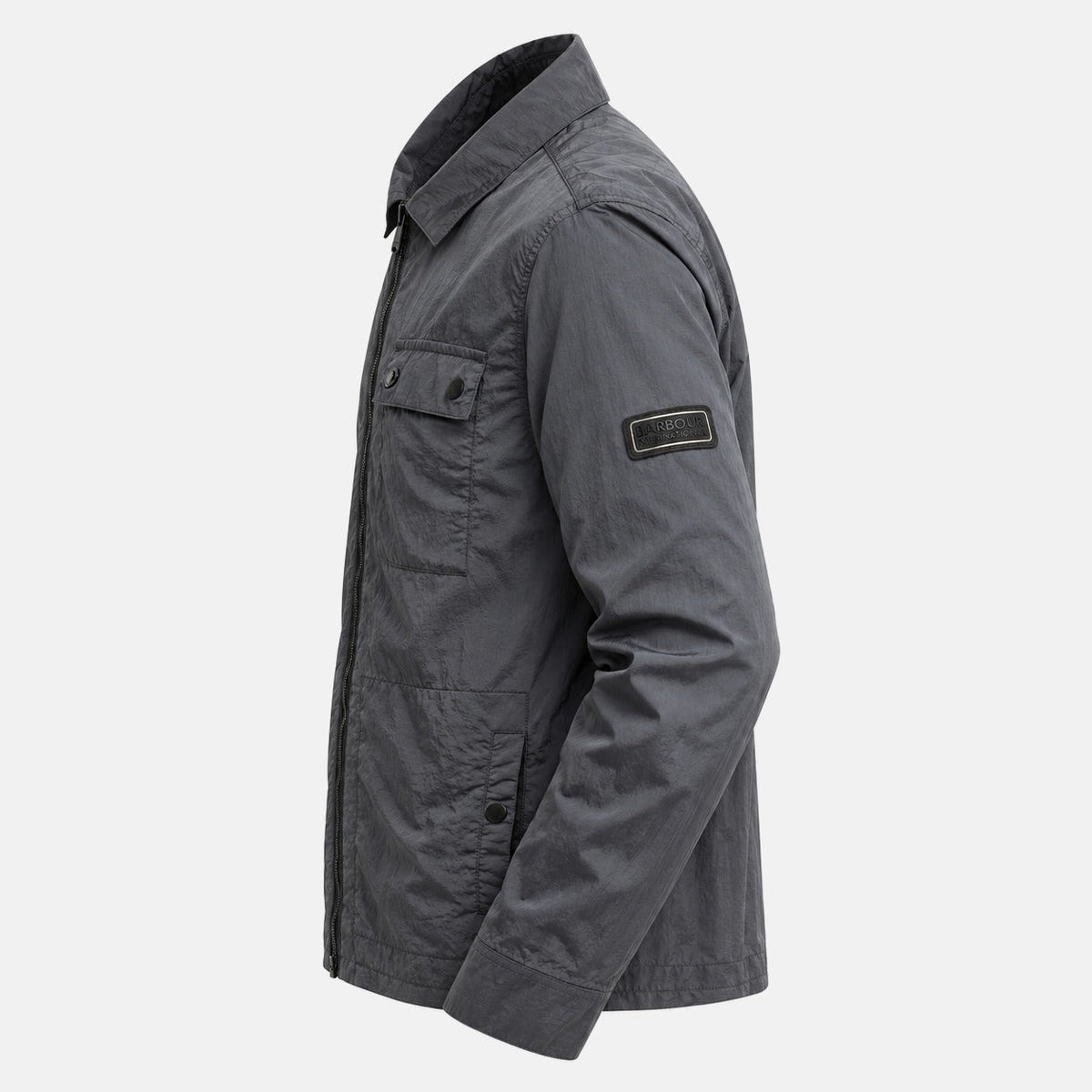 Barbour International Inline Overshirt Asphalt | Northern Threads Designer Menswear