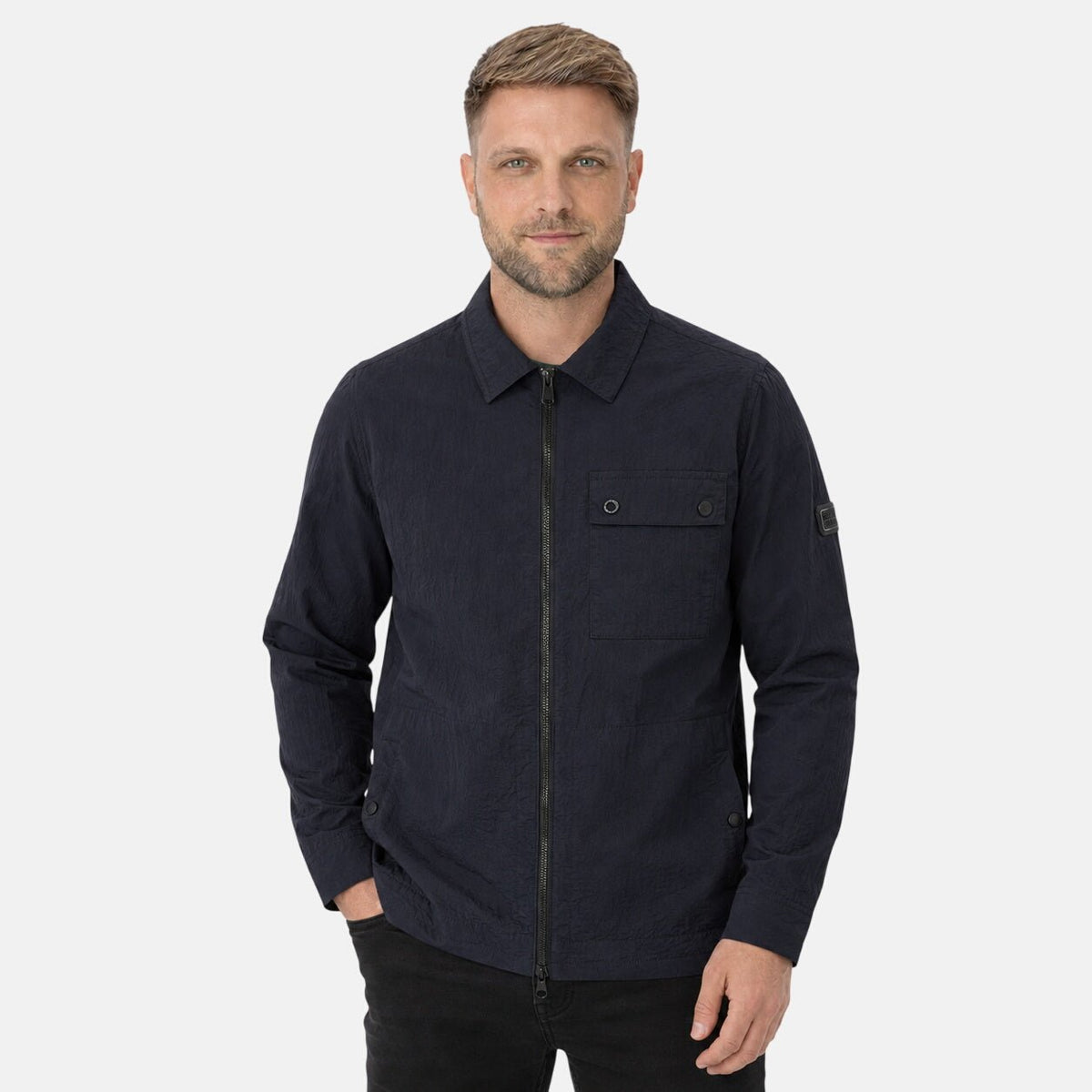Barbour International Inline Overshirt Black | Northern Threads Designer Menswear