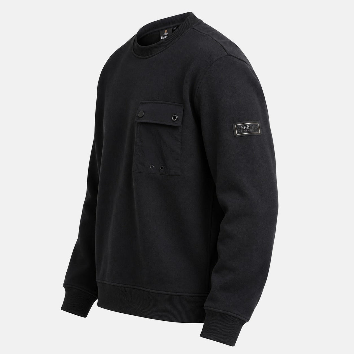 Barbour International Inline Sweatshirt Black | Northern Threads Designer Menswear