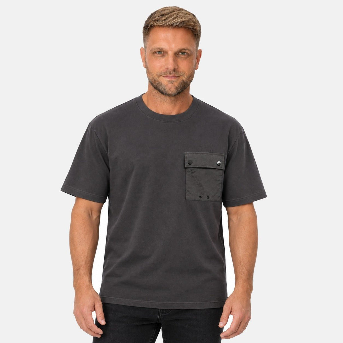 Barbour International Inline T-Shirt Asphalt | Northern Threads Designer Menswear