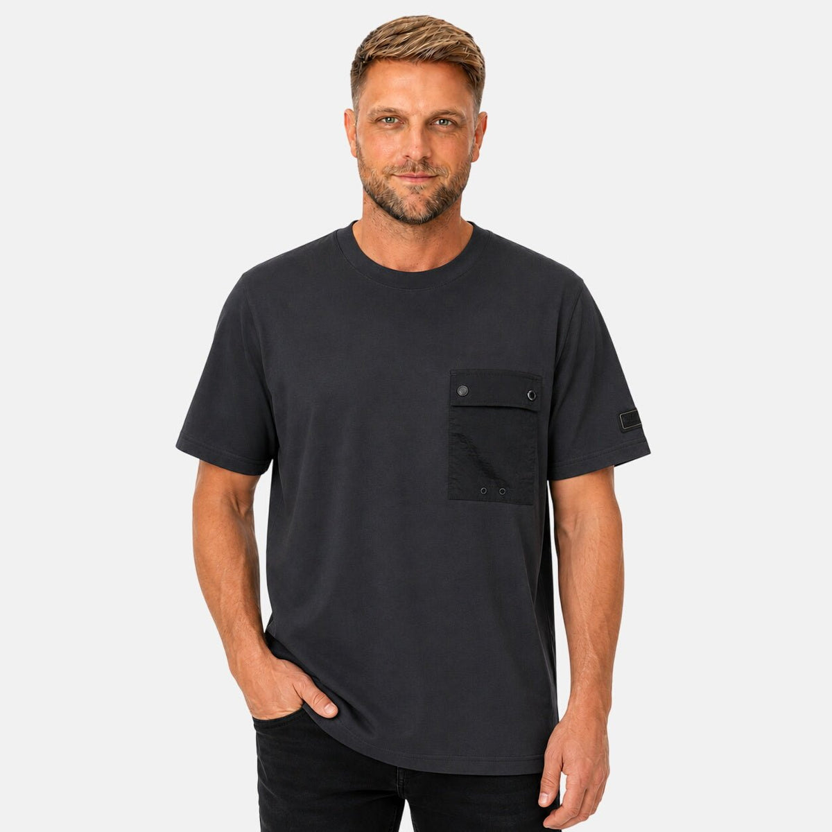 Barbour International Inline T-Shirt Black | Northern Threads Designer Menswear