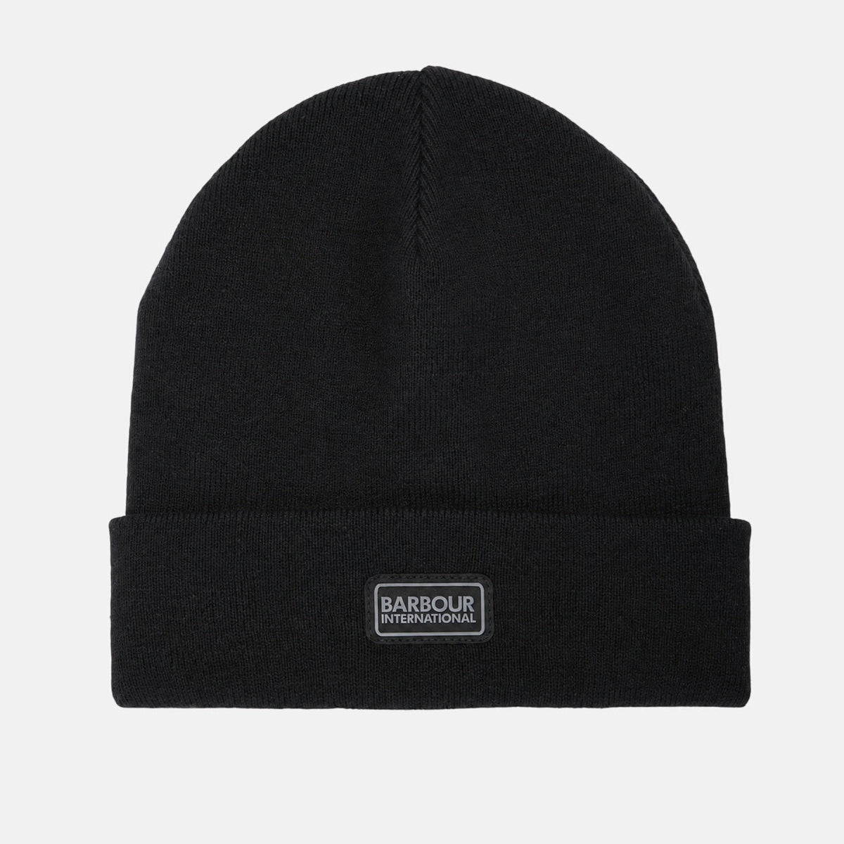 Barbour International Sensor Legacy Beanie Hat Black/Gunmetal | Northern Threads Designer Menswear