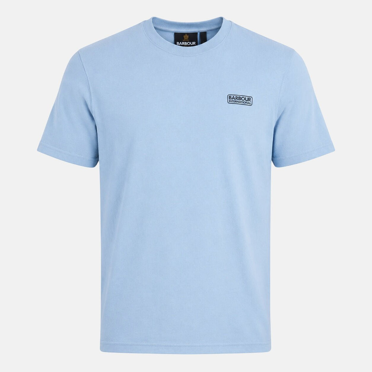 Barbour International Small Logo T-Shirt Powder Blue | Northern Threads Designer Menswear