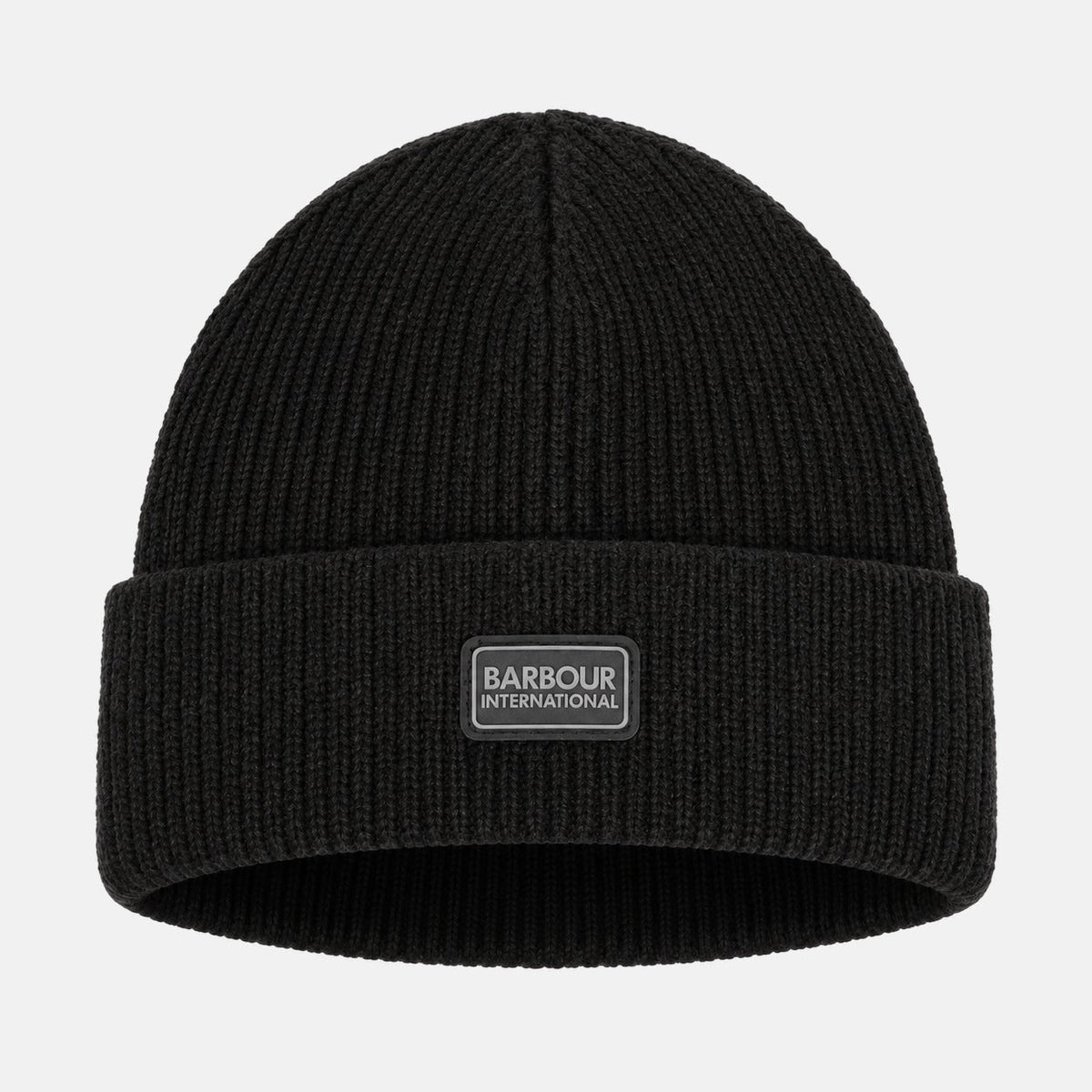 Barbour International Sweeper Legacy Beanie Hat & Scarf Gift Box Set Black | Northern Threads Designer Menswear