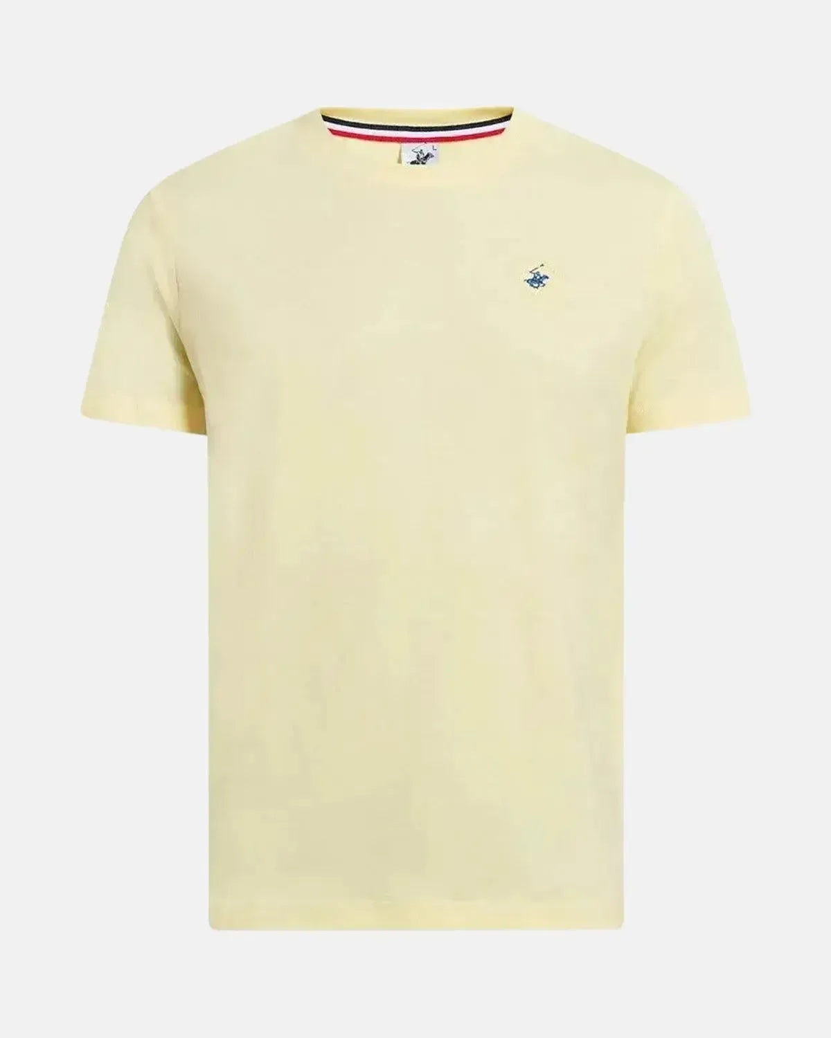 BEVERLY HILLS POLO CLUB-BHPC MODERN SLIM FIT T-SHIRT BROKEN YELLOW-NORTHERN THREADS DESIGNER MENSWEAR