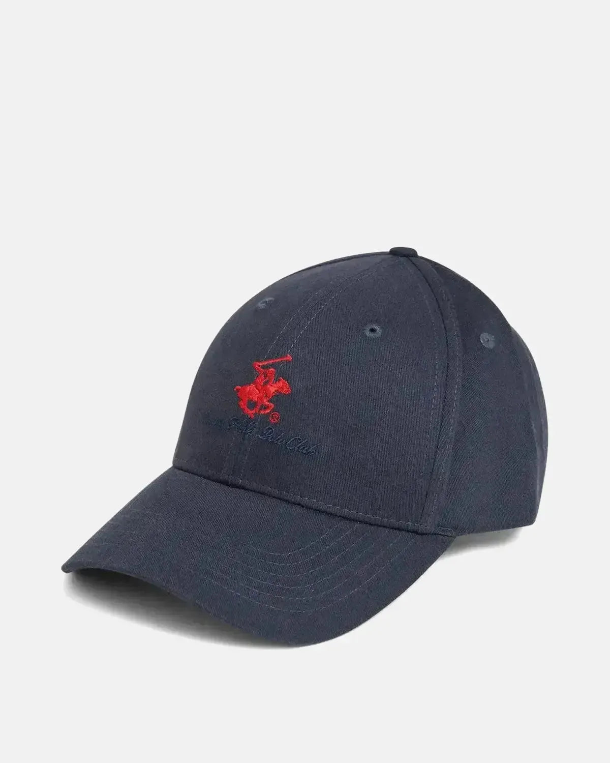 BEVERLY HILLS POLO CLUB-BHPC SIGNATURE BASEBALL CAP NAVY-NORTHERN THREADS DESIGNER MENSWEAR