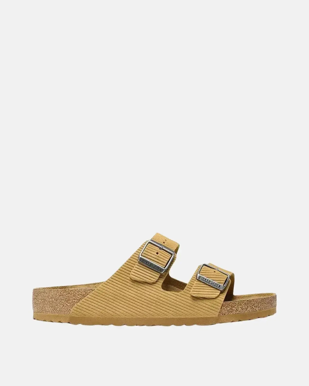 BIRKENSTOCK-BIRKENSTOCK ARIZONA SANDALS CORDUROY CORK BROWN-NORTHERN THREADS DESIGNER MENSWEAR