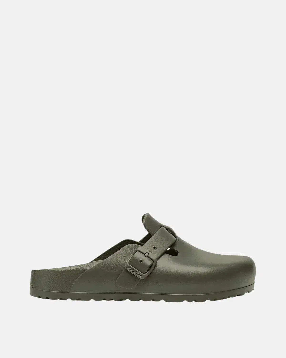 BIRKENSTOCK-BIRKENSTOCK BOSTON EVA SANDALS KHAKI-NORTHERN THREADS DESIGNER MENSWEAR