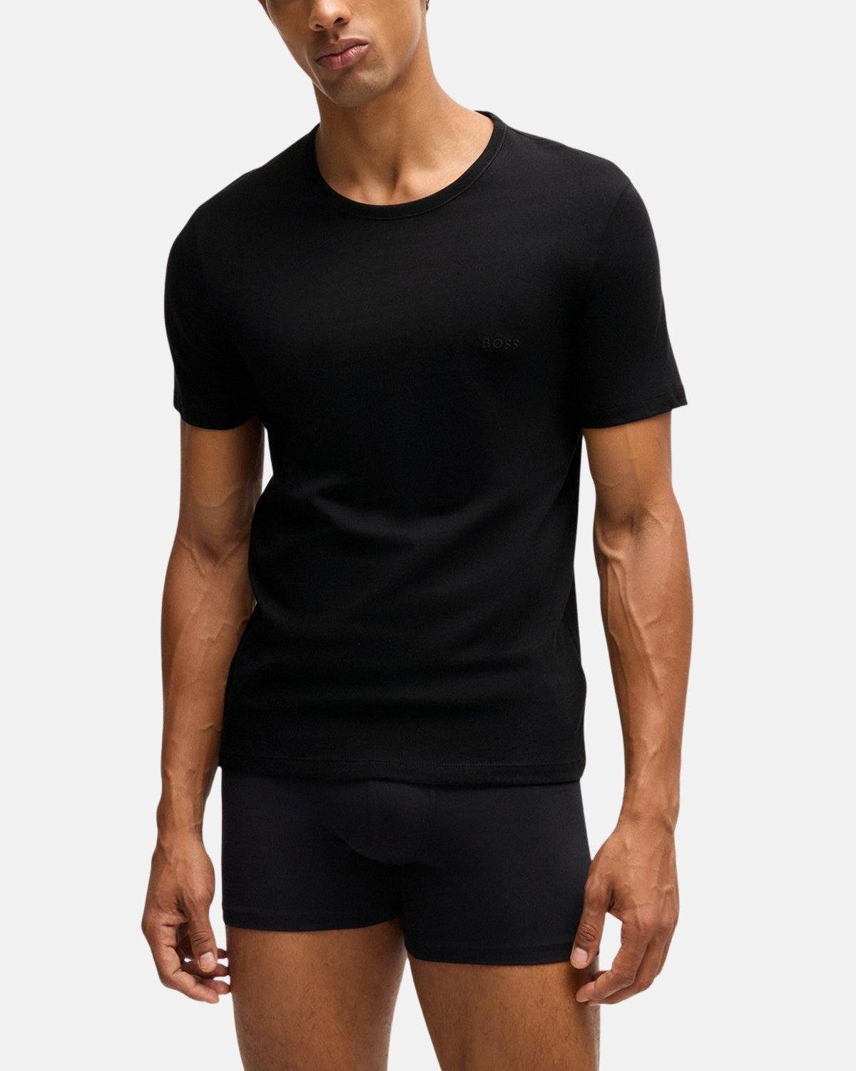 BOSS 3 - PACK T - SHIRTS BLACK - northern threads