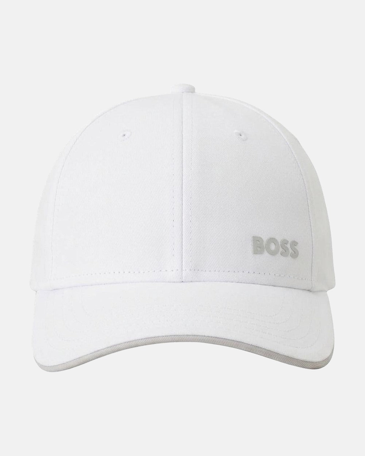 BOSS Bold Cotton Twill Cap White | Northern Threads Designer Menswear