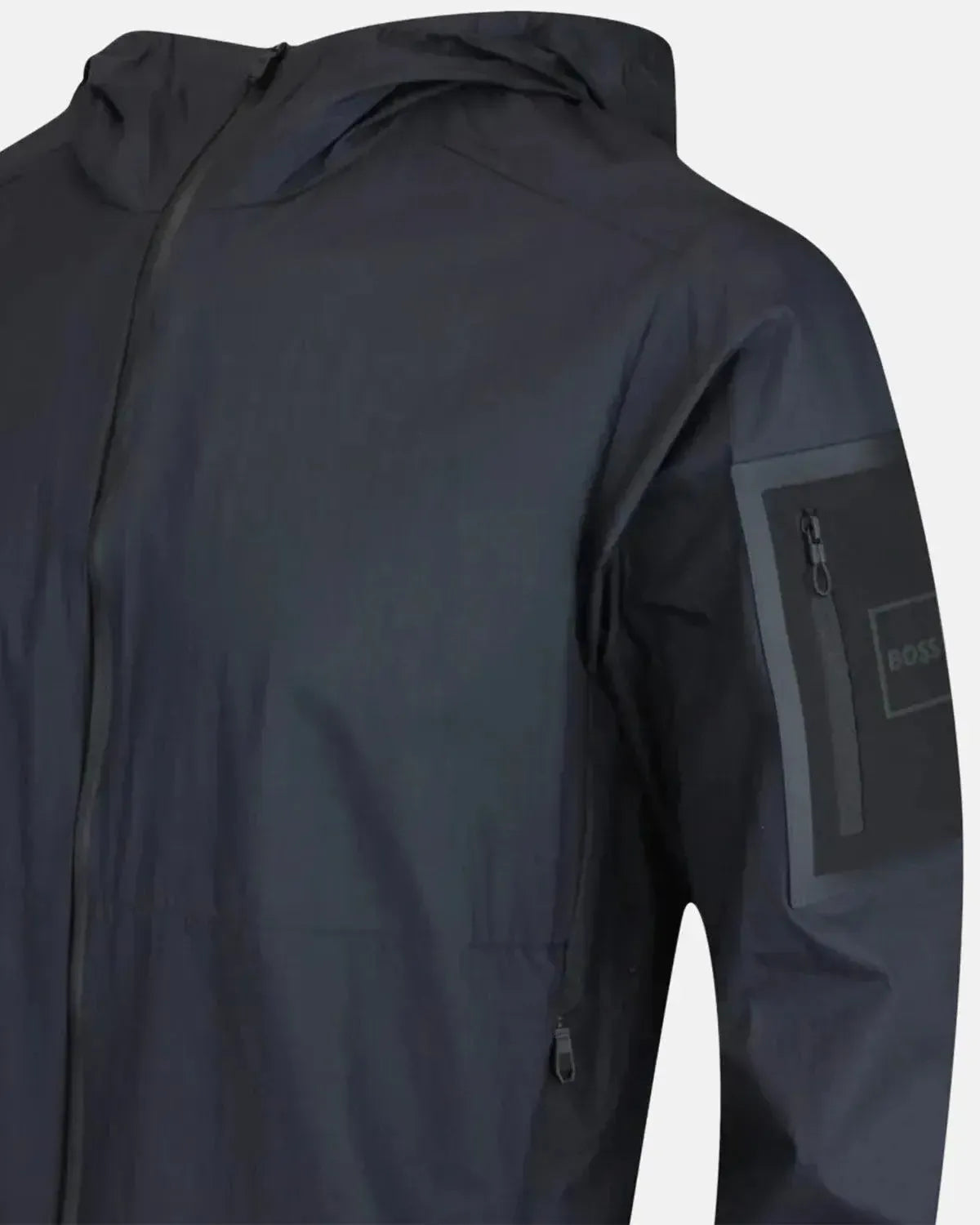 BOSS-BOSS AIRYNIX LIGHTWEIGHT WATER REPELLENT JACKET DARK NAVY-NORTHERN THREADS DESIGNER MENSWEAR
