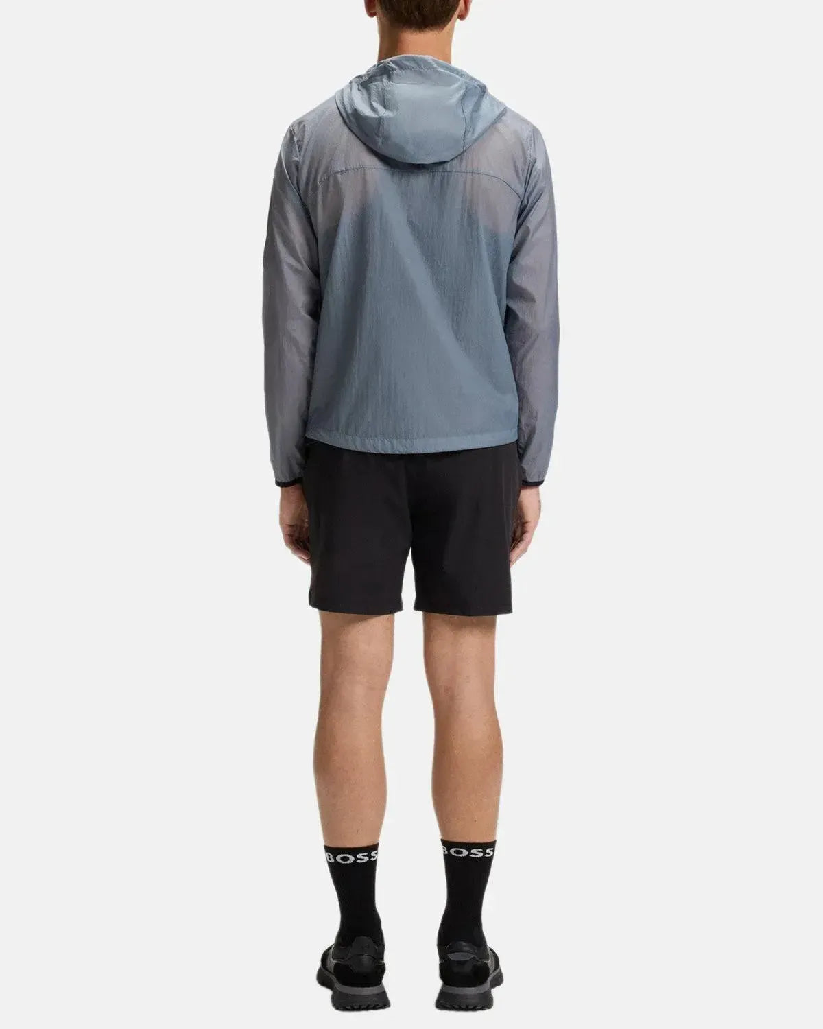 BOSS-BOSS AIRYNIX LIGHTWEIGHT WATER REPELLENT JACKET GREY-NORTHERN THREADS DESIGNER MENSWEAR