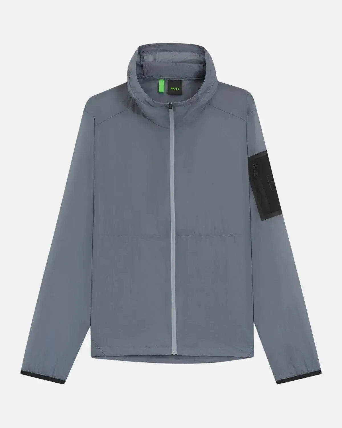 BOSS-BOSS AIRYNIX LIGHTWEIGHT WATER REPELLENT JACKET GREY-NORTHERN THREADS DESIGNER MENSWEAR