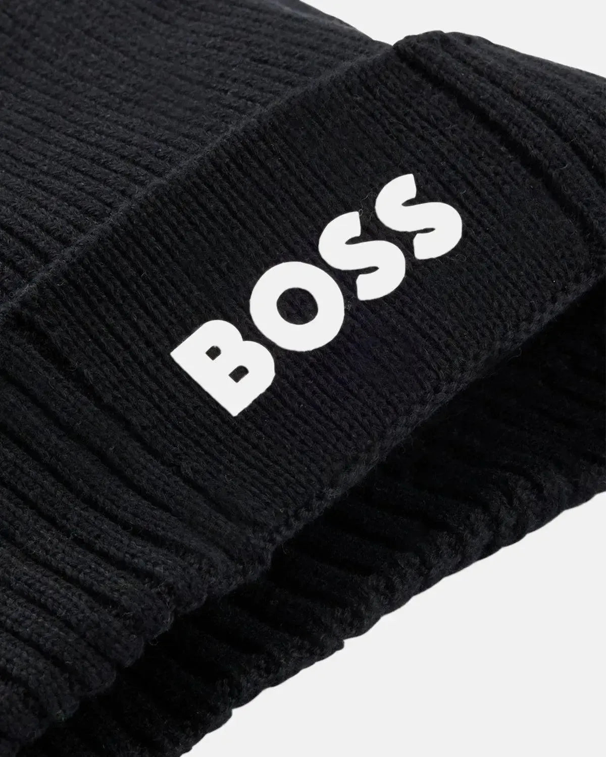 BOSS-BOSS ASIC-X COTTON WOOL BEANIE DARK BLUE-NORTHERN THREADS DESIGNER MENSWEAR