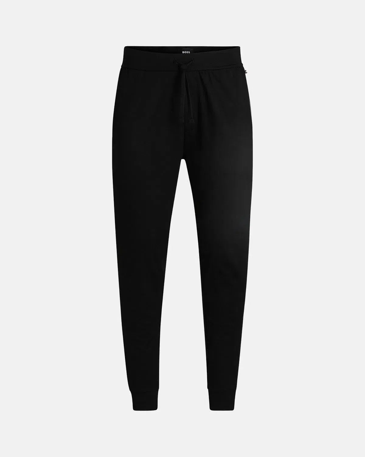 BOSS-BOSS AUTHENTIC STRIPE LOGO SWEATPANTS BLACK-NORTHERN THREADS DESIGNER MENSWEAR