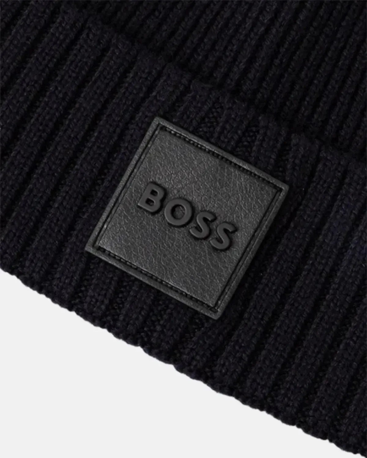 BOSS-BOSS FLAVIO WOOL BEANIE DARK BLUE-NORTHERN THREADS DESIGNER MENSWEAR