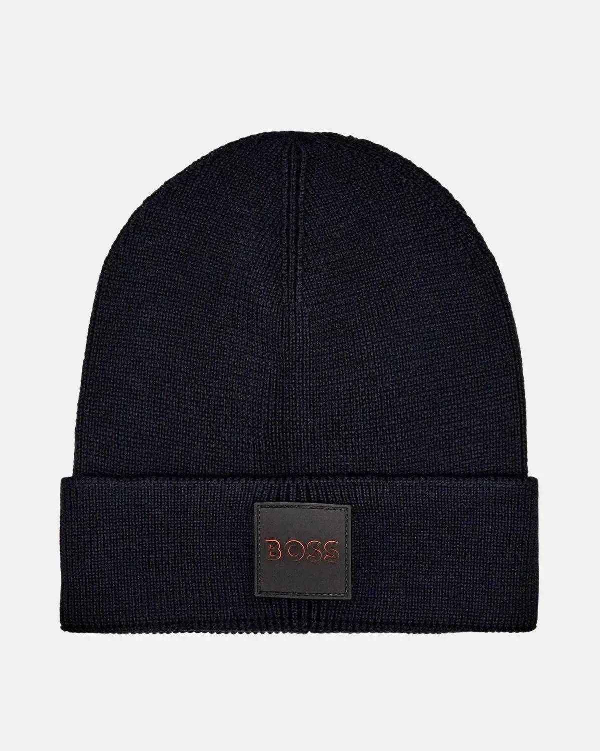 BOSS-BOSS FOXXY WOOL MIX BEANIE DARK BLUE-NORTHERN THREADS DESIGNER MENSWEAR