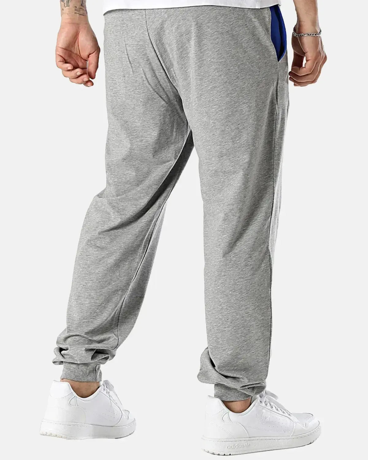 BOSS-BOSS MIX AND MATCH TRACKSUIT BOTTOMS HEATHER GREY-NORTHERN THREADS DESIGNER MENSWEAR