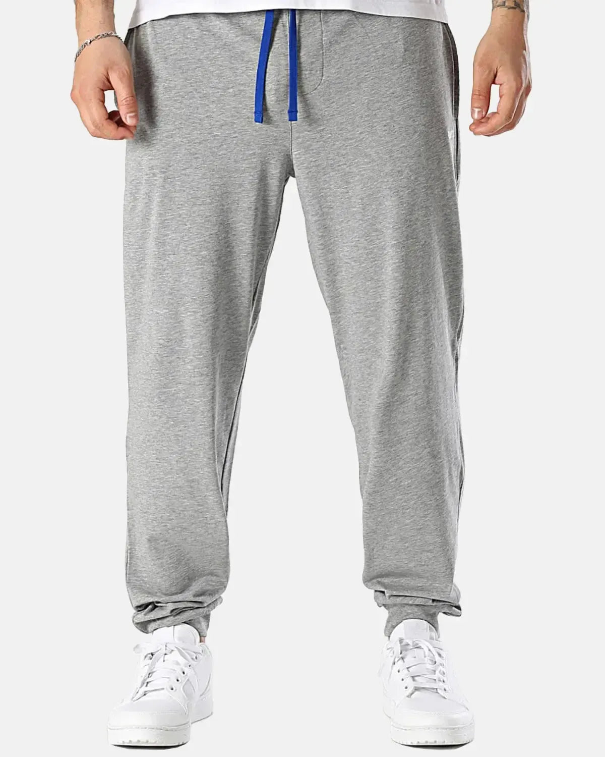 BOSS-BOSS MIX AND MATCH TRACKSUIT BOTTOMS HEATHER GREY-NORTHERN THREADS DESIGNER MENSWEAR