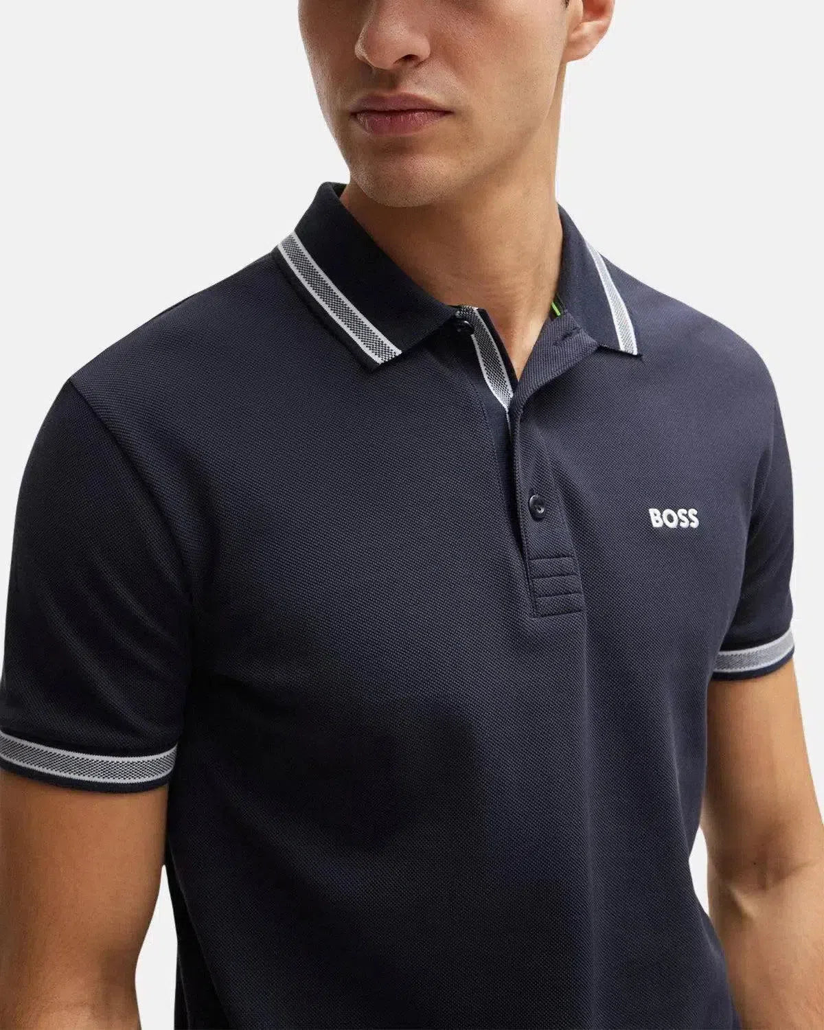 BOSS-BOSS PADDY POLO SHIRT DARK BLUE-NORTHERN THREADS DESIGNER MENSWEAR