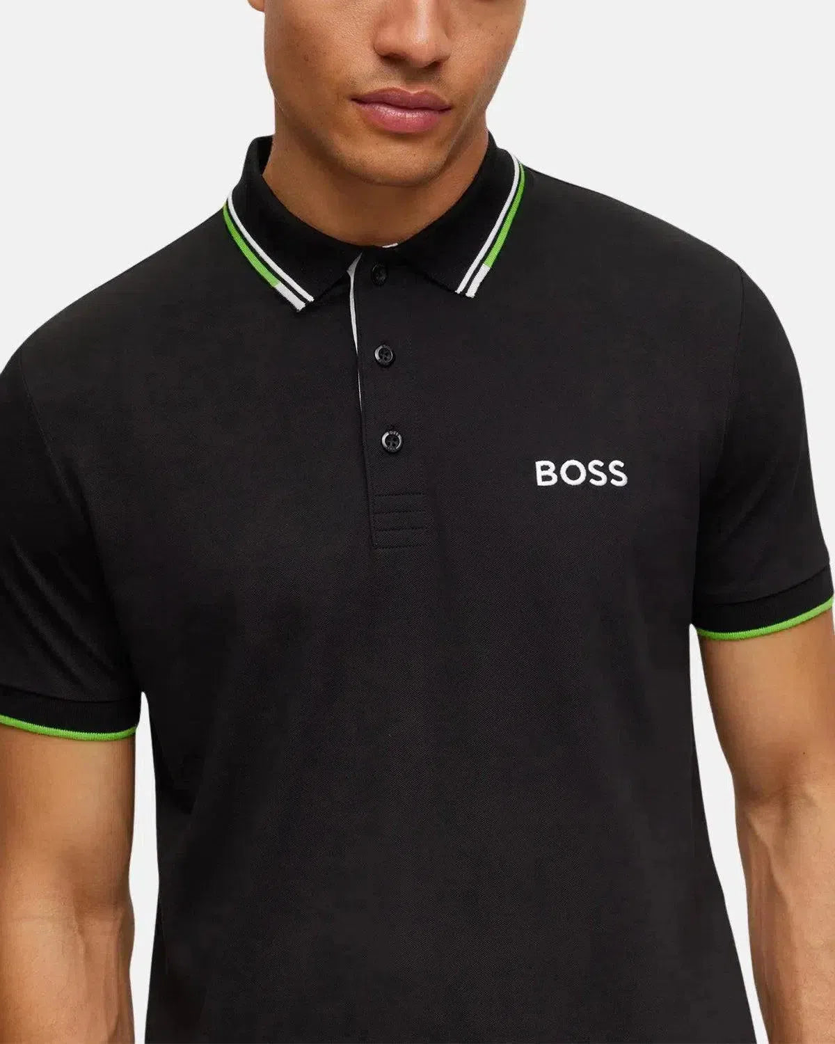 BOSS-BOSS PADDY PRO POLO SHIRT BLACK-NORTHERN THREADS DESIGNER MENSWEAR