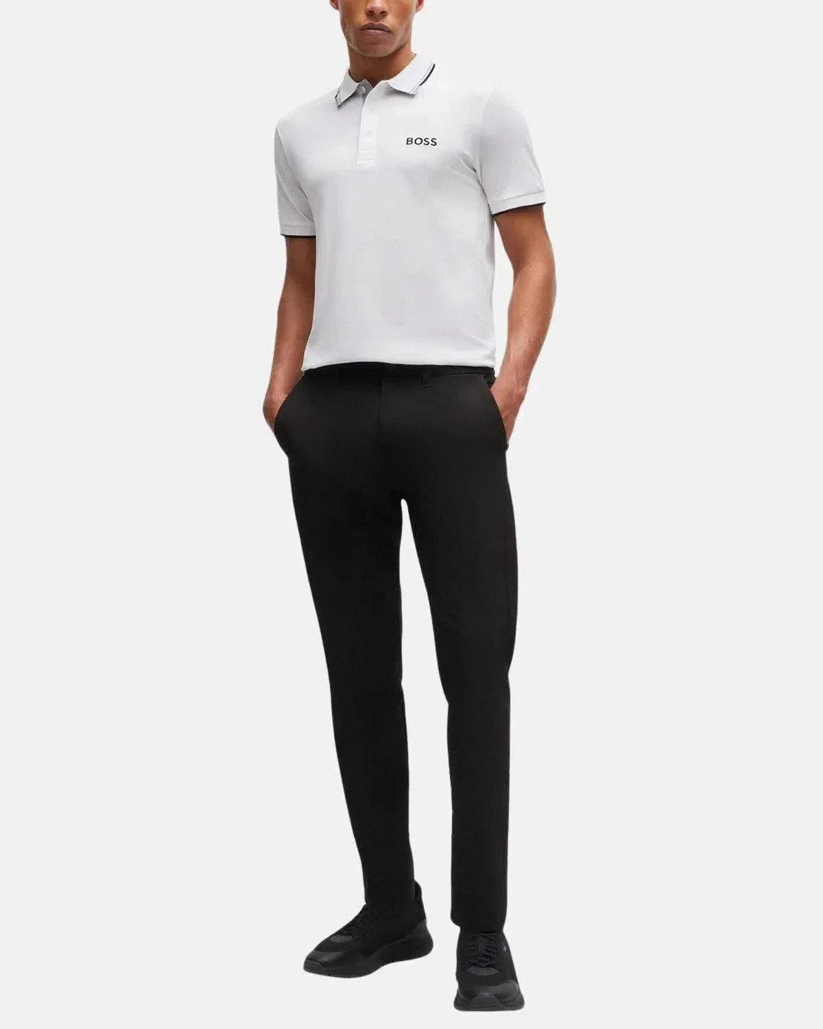 BOSS-BOSS PADDY PRO POLO SHIRT WHITE-NORTHERN THREADS DESIGNER MENSWEAR