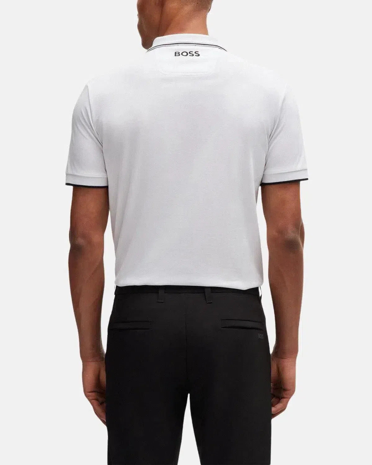 BOSS-BOSS PADDY PRO POLO SHIRT WHITE-NORTHERN THREADS DESIGNER MENSWEAR