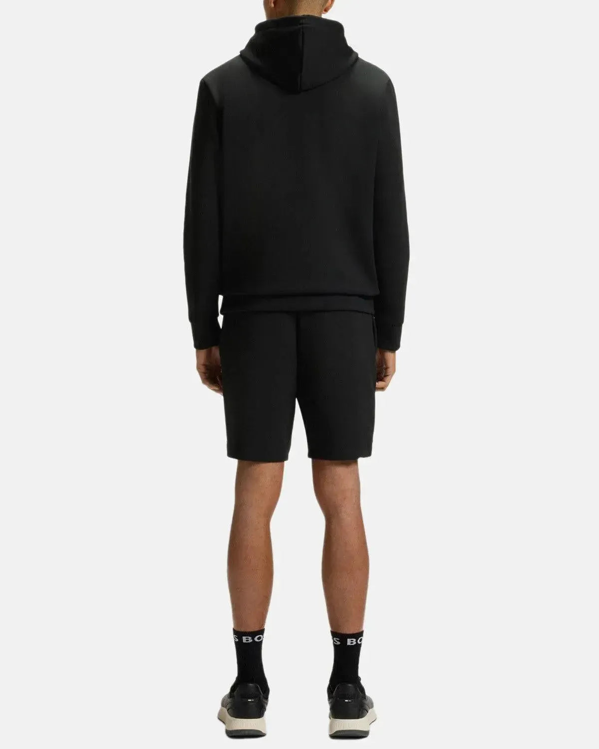 BOSS-BOSS SOODY ZONE EMBOSSED LOGO HOODIE BLACK-NORTHERN THREADS DESIGNER MENSWEAR